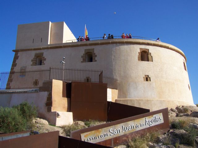 El Castillo de Águilas alcanzó el pasado año la cifra record de 15.421 visitantes
