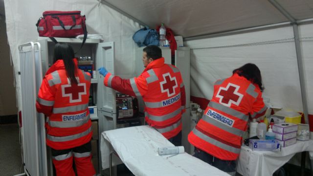 La Asamblea Local de Cruz Roja de Águilas ha realizado 91 asistencias durante la I Fase del Operativo Especial 'Carnaval 2014'