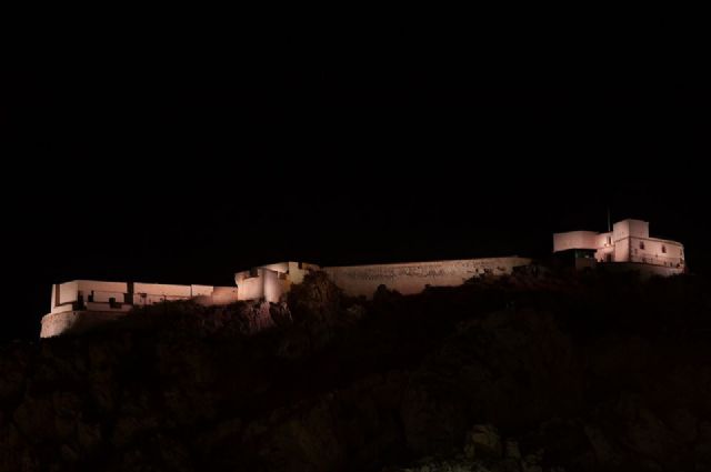 El castillo de San Juan de las Águilas estrena iluminación