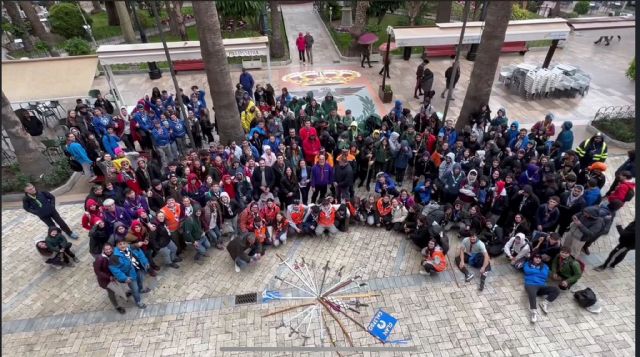 Más de 300 jóvenes participan en el evento Rovermur de la Federación Scout Exploradores de Murcia