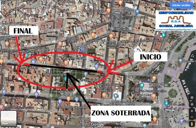 Responsabilidad Social Aguileña propone que se estudie soterrar parte de la Calle Conde de Aranda
