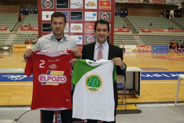 Ramón Fernández de EFS Águilas y Fran Serrejón de ElPozo Murcia FS.