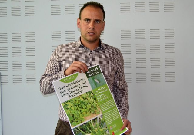 Los agricultores de Águilas están llamados a una charla sobre recomendaciones para el manejo del virus Nueva Delhi