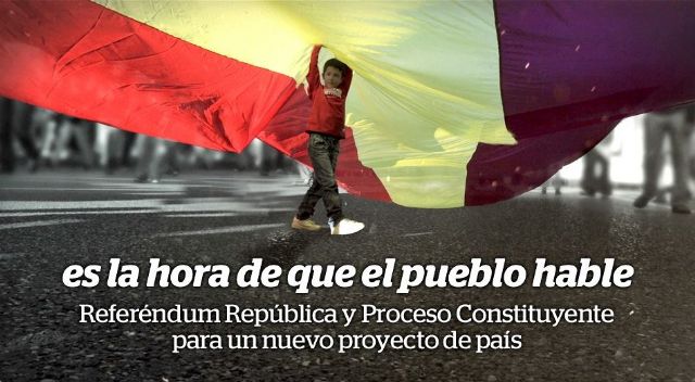 Ante la abdicación del rey, IU-Verdes exige la convocatoria de un referéndum Monarquía-República