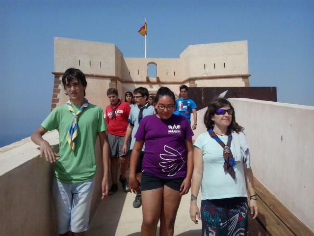 Acampada urbana con Scouts de Murcia