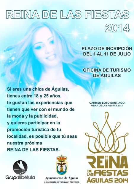 Abierto el plazo de presentación de candidatas a Reina de las Fiestas de Águilas