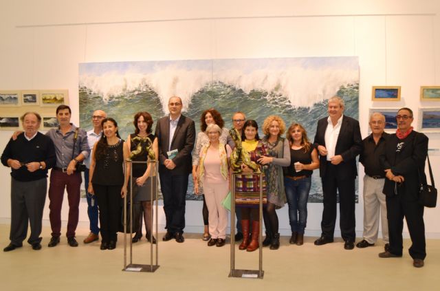 El colectivo Canyada D'Art expone en el Auditorio de Águilas