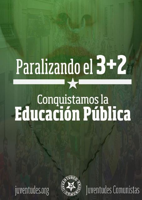 La Juventud Comunista contra la aplicación del 'Modelo 3+2' en las universidades públicas