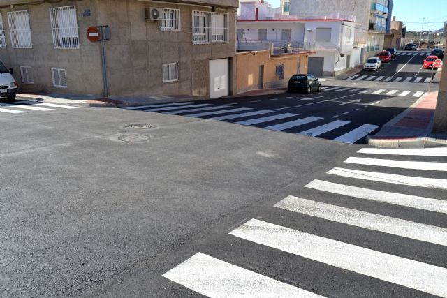 El Ayuntamiento de Águilas concluye las obras de mejora de la calle Jacinto Benavente y aledañas