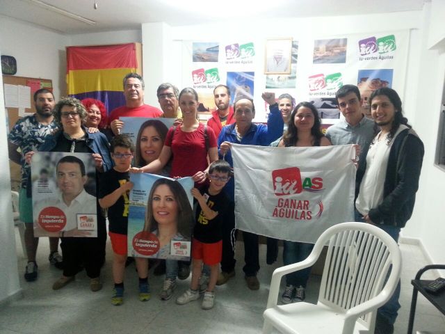 Ganar Águilas arranca su campaña electoral centrada en los sectores sociales más vulnerables