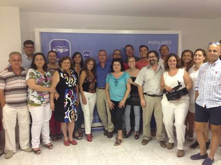 El PP de Águilas muestra a la prensa su hoja de ruta para los próximos cuatro años