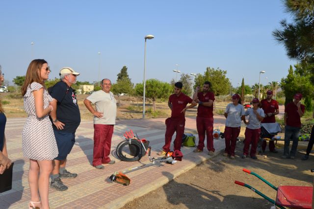 Quince jóvenes desempleados se benefician del Programa Mixto de Empleo y Formación puesto en marcha en Águilas