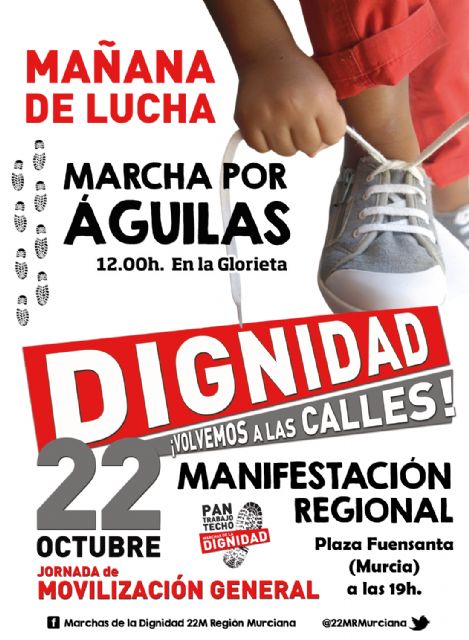 El 22 de octubre la dignidad se pone en marcha
