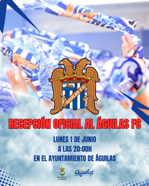 Recepción oficial del Águilas F.C. hoy en el Ayuntamiento