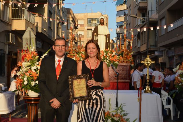 La imagen del Apóstol Santiago recorre las calles de Águilas