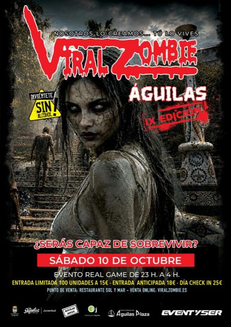 Ya están a la venta las entradas para la IX edición de Viral Zombie Águilas