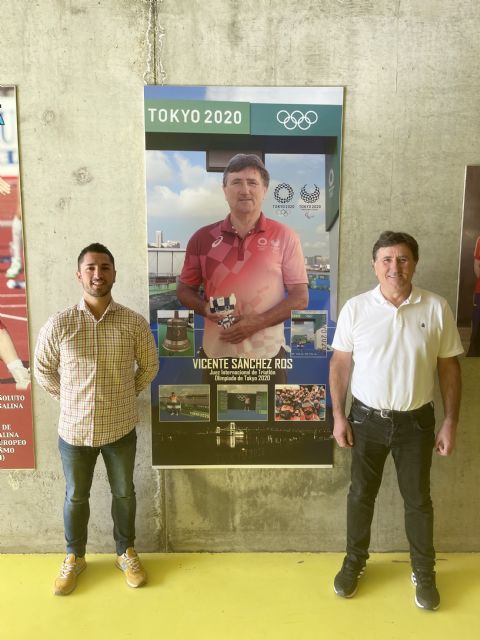 Vicente Sánchez ocupa un lugar en el pasillo de los deportistas más destacados de Águilas