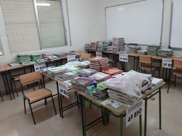 El Banco de Libros del IES Alfonso Escámez volverá a funcionar la próxima semana