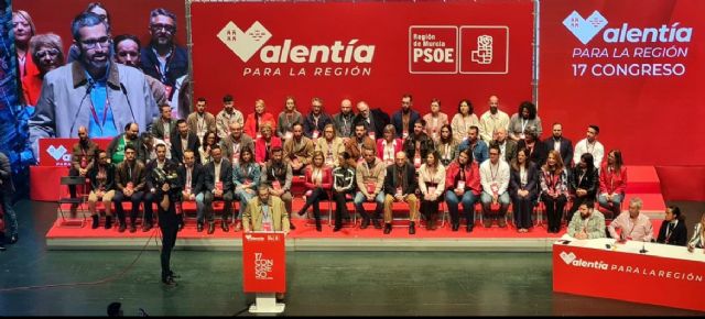 Águilas logra su mayor representación en el 17° Congreso Regional del PSOE