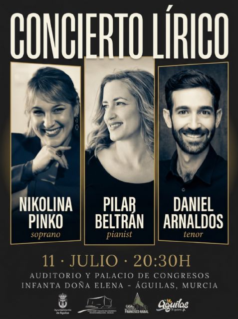 El Auditorio Infanta Do&ntilde;a Elena reúne a tres grandes voces en una velada lírica única