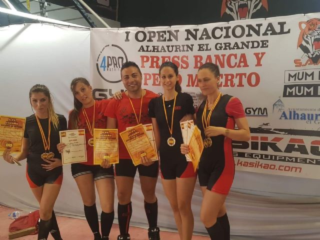 Exitosos resultados para los deportistas aguileños en el I Open Nacional de Press Banca y Peso Muerto