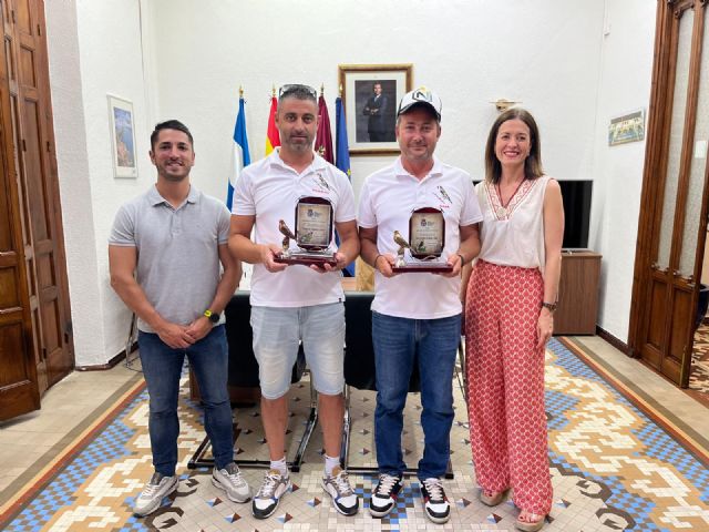 Recepción oficial a Antonio Martínez y Antonio Morales, ganadores del Campeonato de España de Silvestrismo