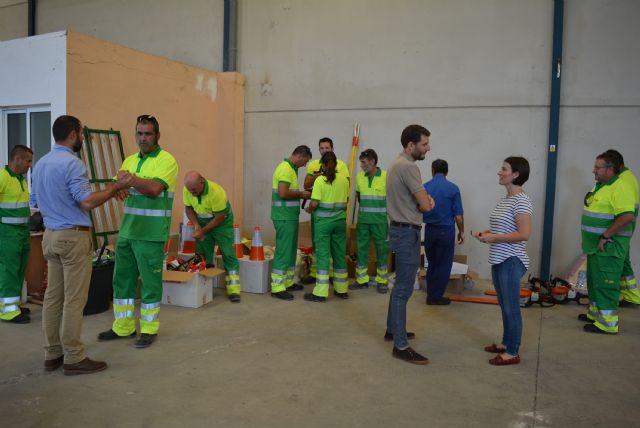 Comienza una nueva etapa de mejoras en los parques y jardines de Águilas