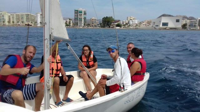 Asociado de AFEMAC navegan en el Club Náutico de Águilas