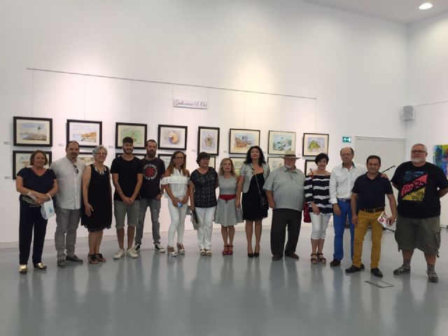 Seis artistas pertenecientes a Apimo muestran su obra en Águilas