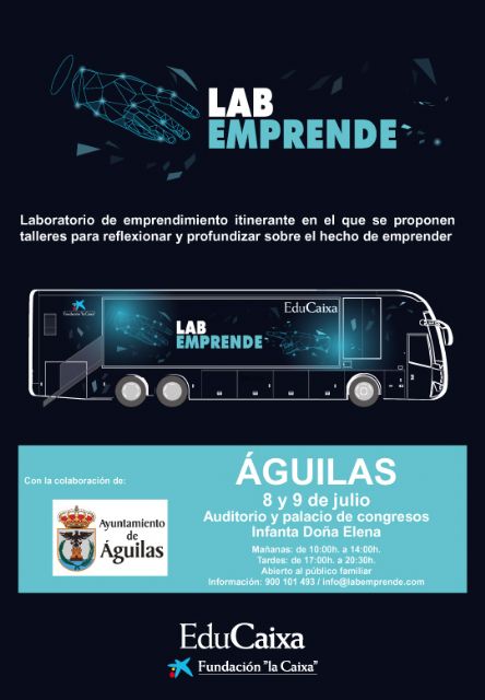 Llegan a Águilas los talleres itinerantes 'LABEMPRENDE'