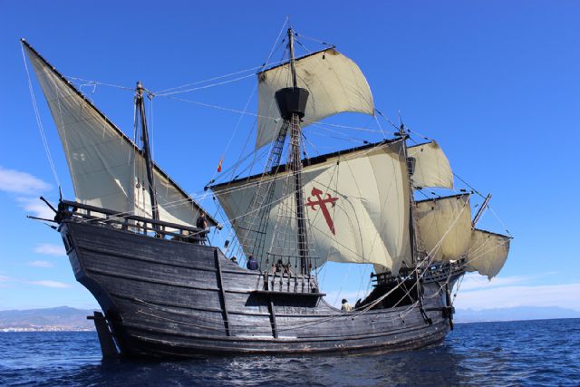 La Nao Victoria, el barco de la Primera Vuelta al Mundo, podrá ser visitada en  AGUILAS del 7 al 18 de Noviembre