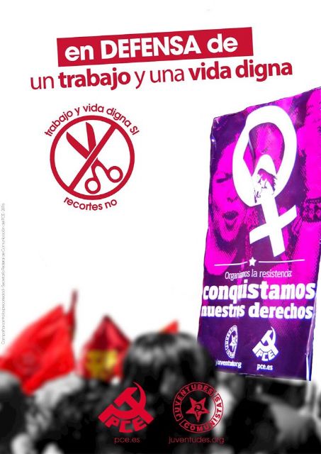 Los comunistas aguileños lanzan una campaña'en defensa de un trabajo y una vida digna'
