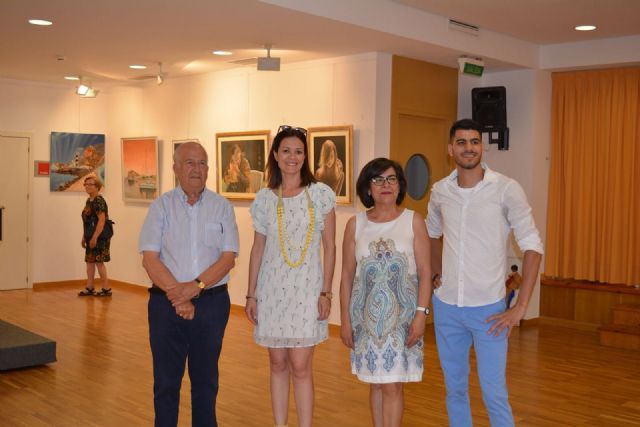 Julio Ruiz y César Pons exponen su obra en el aula de cultura de la Fundación Cajamurcia