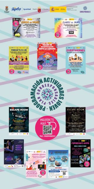 La Concejalía de Igualdad presenta un programa de cursos y talleres gratuitos para niños y jóvenes