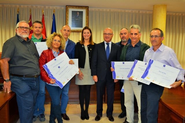 12 empresas de Águilas reciben el distintivo ´Compromiso de Calidad Turística´