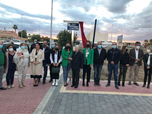 Martín Cegarra Mulero 'El practicante' es reconocido con una calle en Águilas