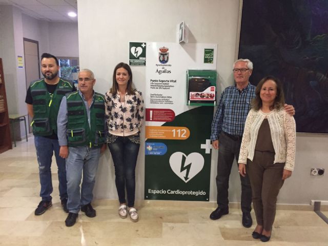 El Ayuntamiento de Águilas se convierte en espacio cardioprotegido