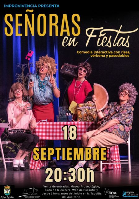'Se&ntilde;oras en fiestas' llegará el próximo viernes 18 al Auditorio