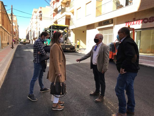 Las obras de remodelación de la calle Fuensanta entran en su fase final