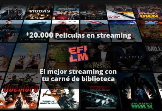 El servicio de streaming eFilm llega a la Biblioteca de Águilas