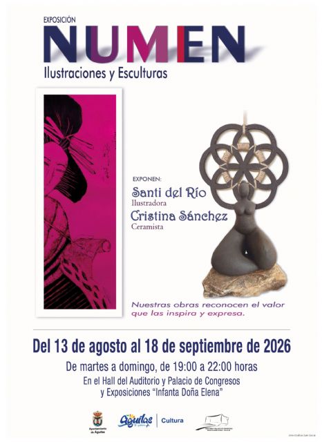'Numen. Ilustraciones y esculturas' llega al Auditorio de Águilas