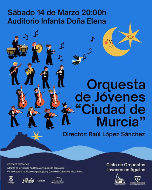 Continúa el ciclo de 'Orquestas Jóvenes' con la actuación de la Orquesta 'Ciudad de Murcia'