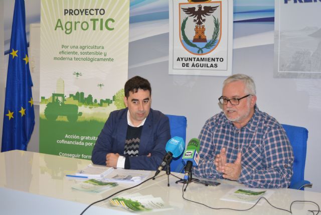 Águilas se suma al proyecto Agro TIC con acciones formativas gratuitas sobre tecnología agrícola
