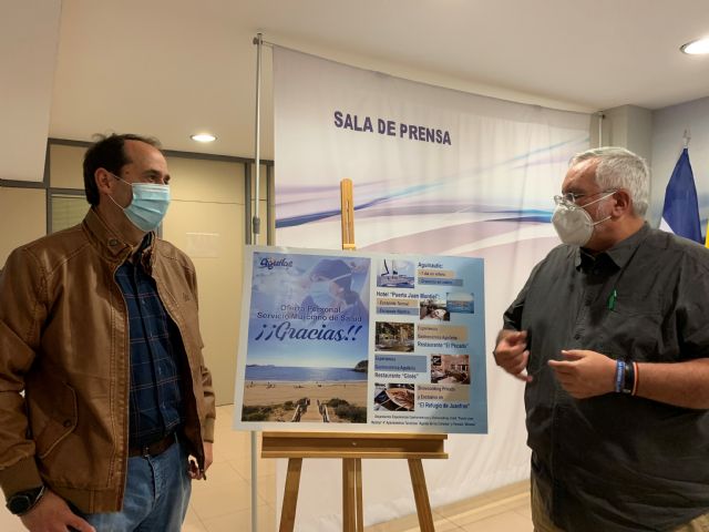 Águilas presenta el paquete de experiencias turísticas para personal sanitario, dentro del programa 'Cuidamos de ti'