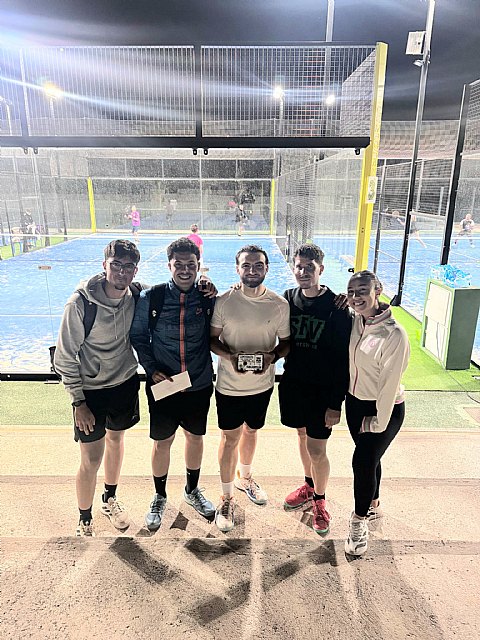 Sala fitness VIP, Subcampeones del torneo de pádel de Águilas