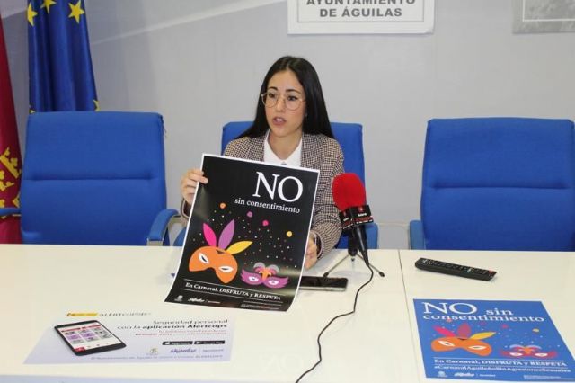 La Concejalía de Igualdad presenta una campaña de prevención de agresiones sexuales en Carnaval bajo el lema 'No sin consentimiento'