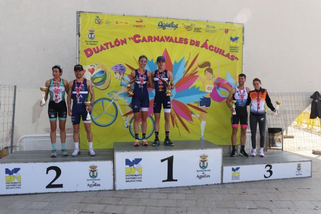 David Cantero y Sara Alemany ocupan los primeros puestos en el XXIX Duatlón Carnavales de Águilas