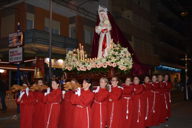El Prendimiento, la Oración en el Huerto, Santiago y la Amargura recorren las calles de Águilas
