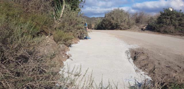 Finalizan las obras en el camino Huerto del Abad y en el camino de los Arejos al Cocón