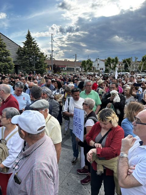 Concentración protesta en Alpedrete